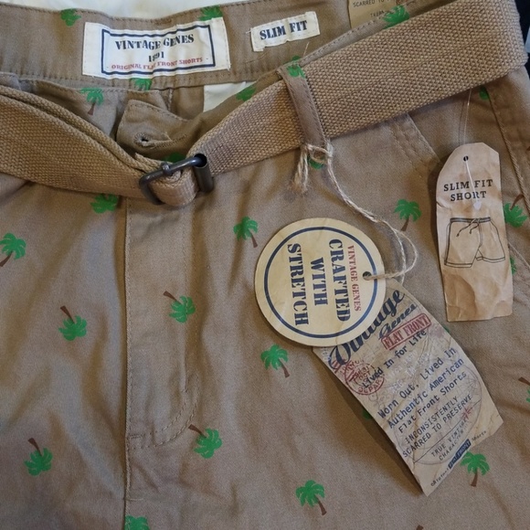 (LAST DAY) MEN'S FLAT FRONT SHORTS - Picture 3 of 4